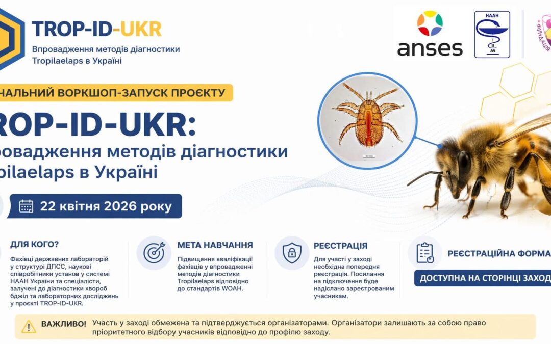 22 квітня 2026 року спеціаліст лабораторії взяла участь у навчальному тренінгу в межах проєкту TROP-ID-UKR